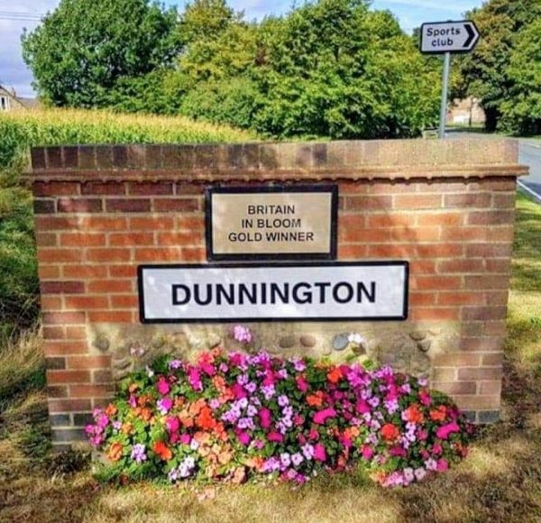 Dunnington Sign